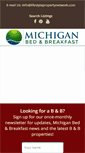 Mobile Screenshot of michiganbedandbreakfastforsale.com