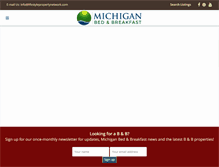 Tablet Screenshot of michiganbedandbreakfastforsale.com